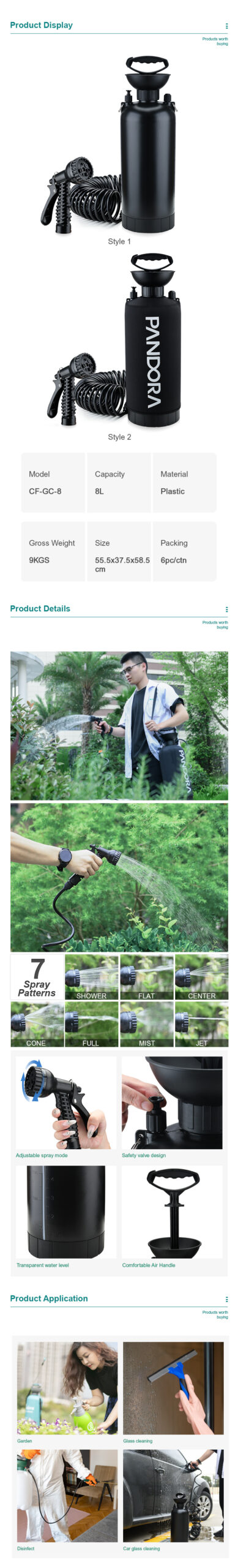 hand sprayer, home use, 2L garden sprayer, pressuresprayer, water bottle
