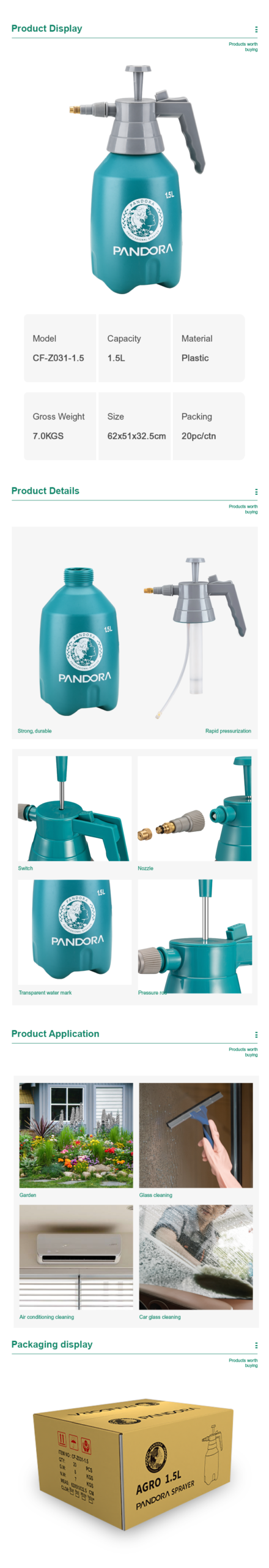 garden pressure sprayer